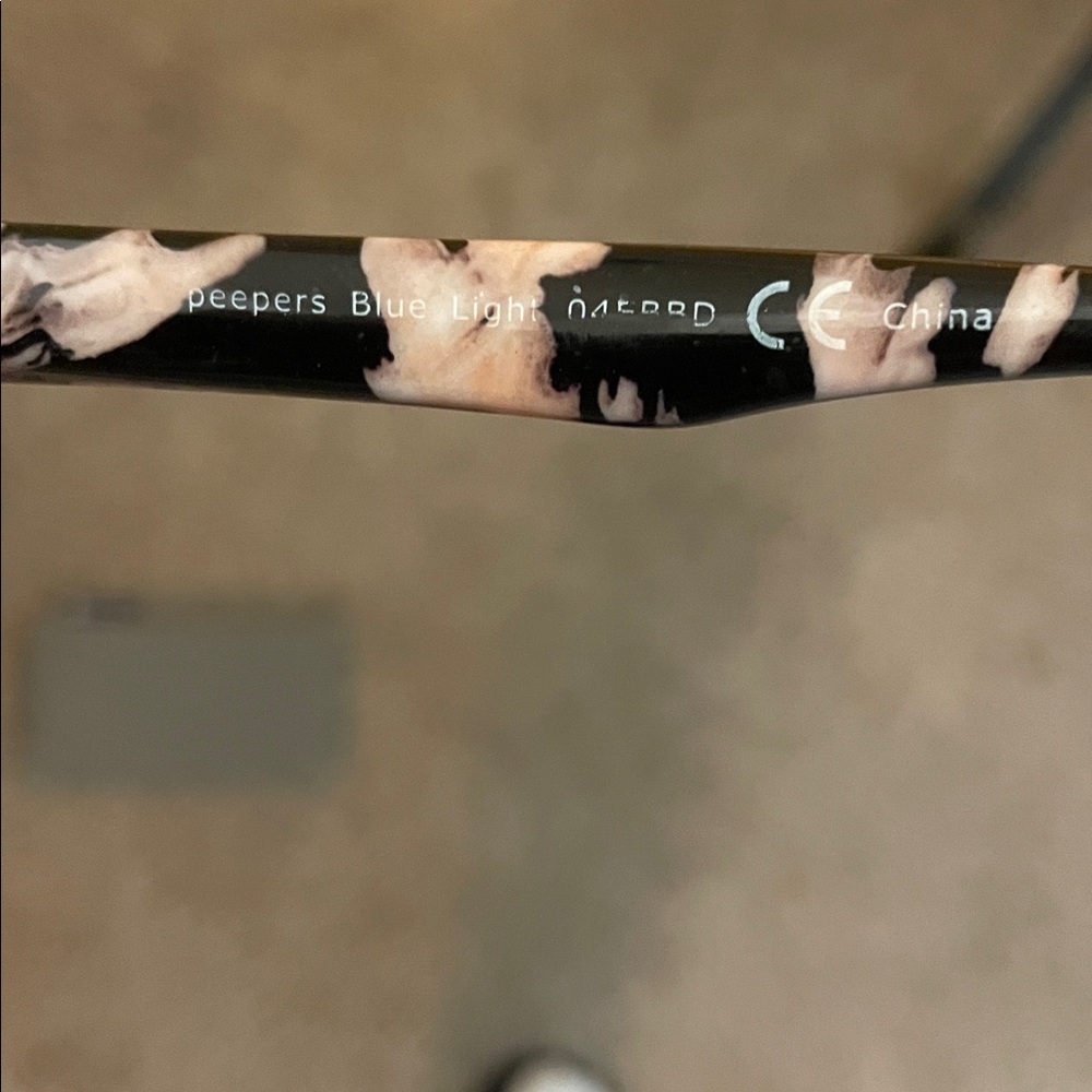 Peepers Black and Pink Glasses - Picture 2 of 3